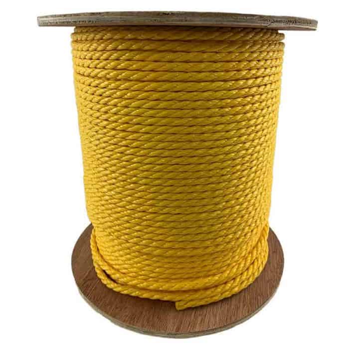 Yellow PolyPropylene Rope Spool