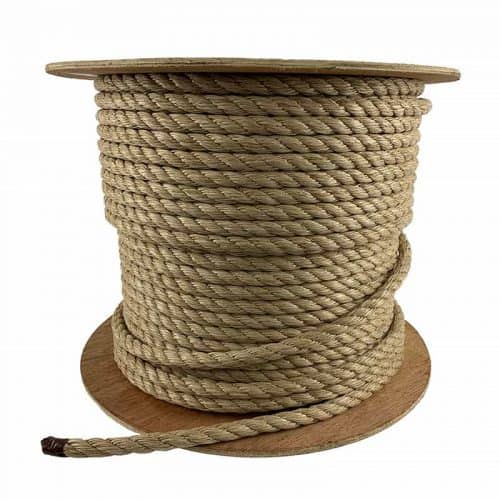 thumbnail image 2 of Winmore 600ft Polyester Double Braid Cable Pulling Rope - 6 Pre-formed Eyes On Each End 2 of 5