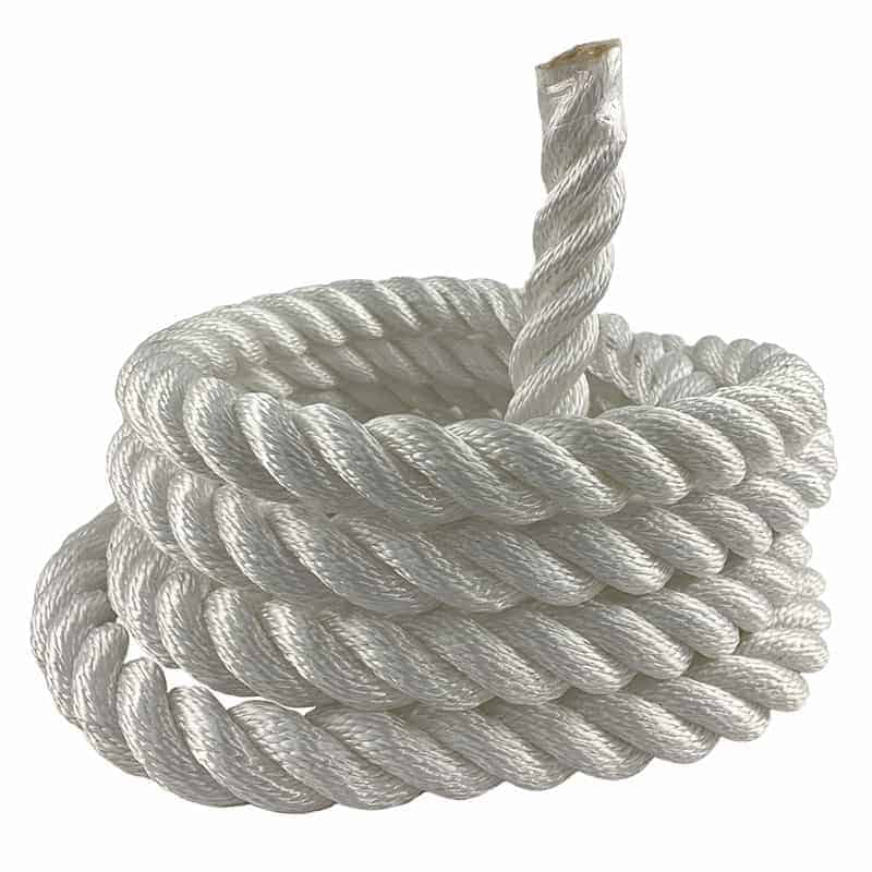 1 inch Nylon Rope 3 Strand Twisted By The Foot