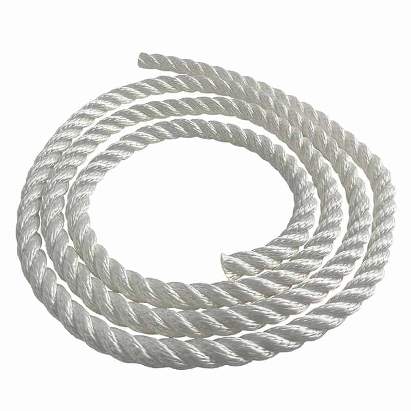 3/4 inch Nylon Rope 3 Strand Twisted By The Foot - Skydog