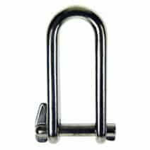 Halyard Shackle without Cross Bar (Captive Pin)