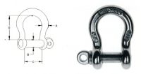 5/8" Stainless Steel Shackle (Type 316)