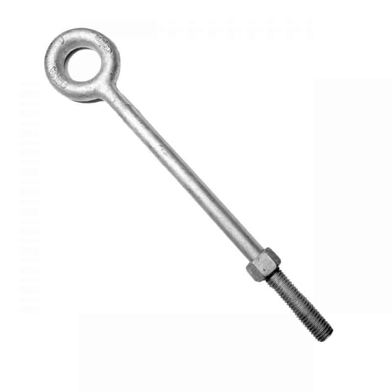 1/4"x4" Galvanized Regular Eye Bolt Skydog Rigging