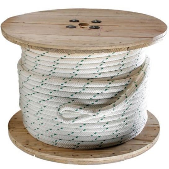 1-1/8 Braided Cable Pulling Rope 600 ft. Spool - Skydog Rigging