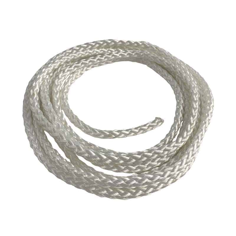 Braided White Polyester Rope