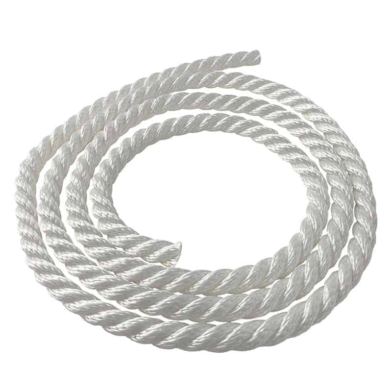 White Polyester Rope Coil