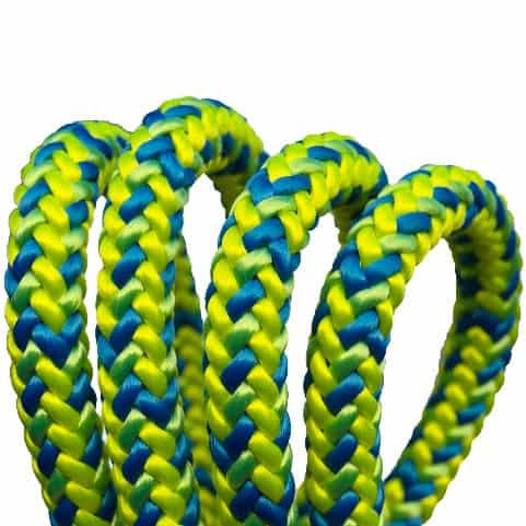 1/2 Climbing Rope - Yellow/Blue/Green - Skydog Rigging