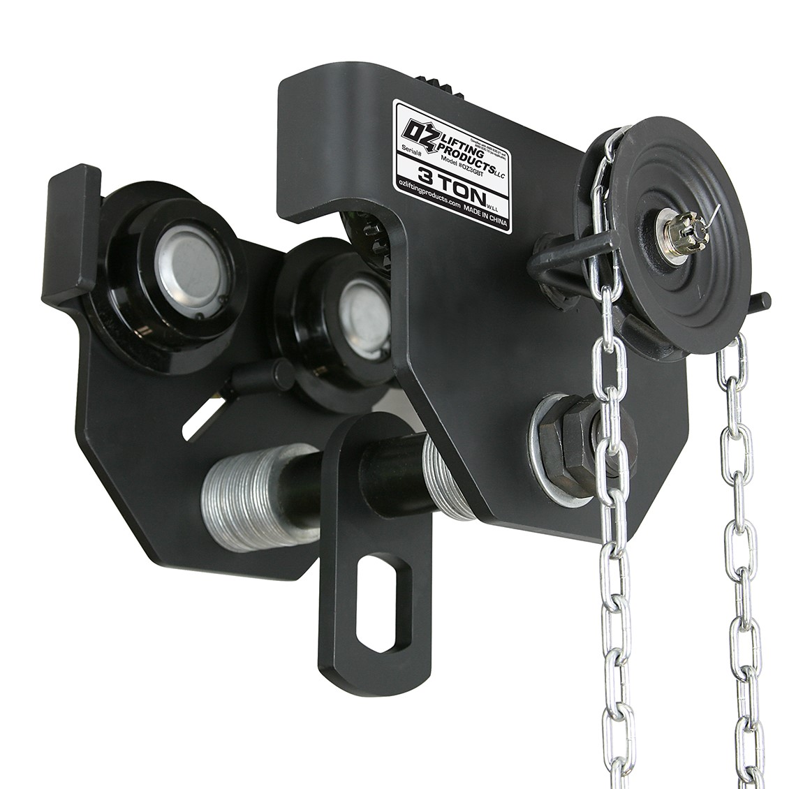 Geared Beam Trolley 3 Ton OZ3GBT Oz Lifting - Skydog Rigging