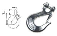 1/2" Stainless Clevis Slip Hook (Type 316)