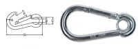 3/16" Snap Hook with Eyelet Stainless Steel