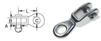 1/4" Toggle Jaw & Eye Stainless Steel