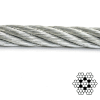 7x7 Galvanized Aircraft Cable