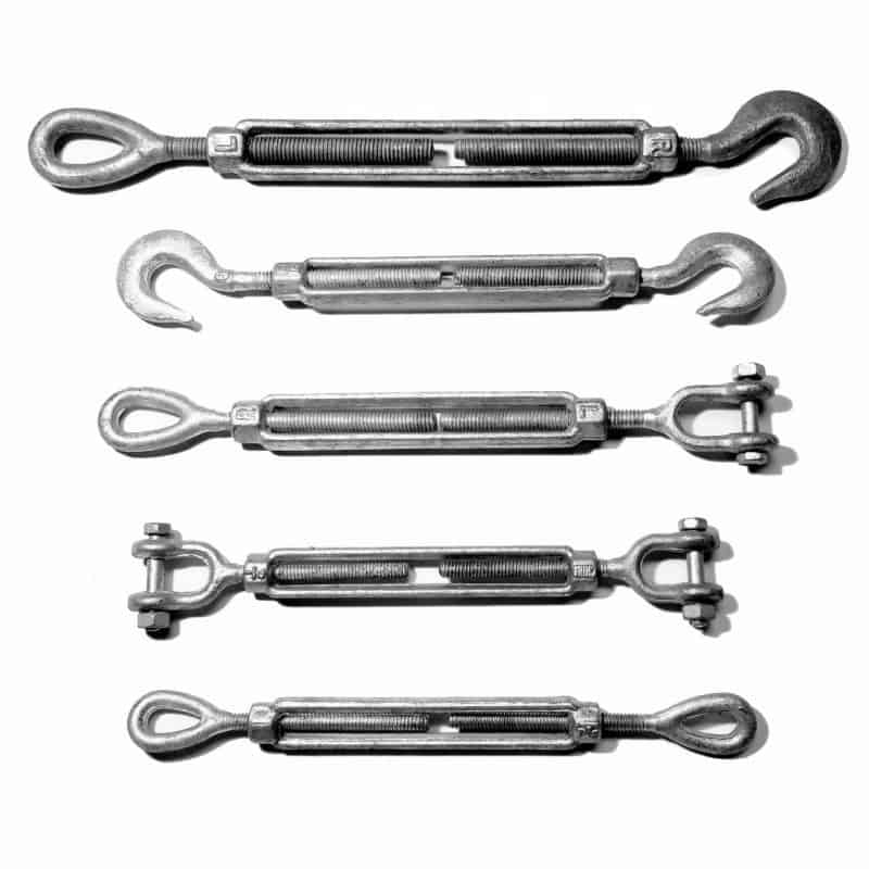 Turnbuckles - Galvanized & Stainless Steel - Skydog Rigging