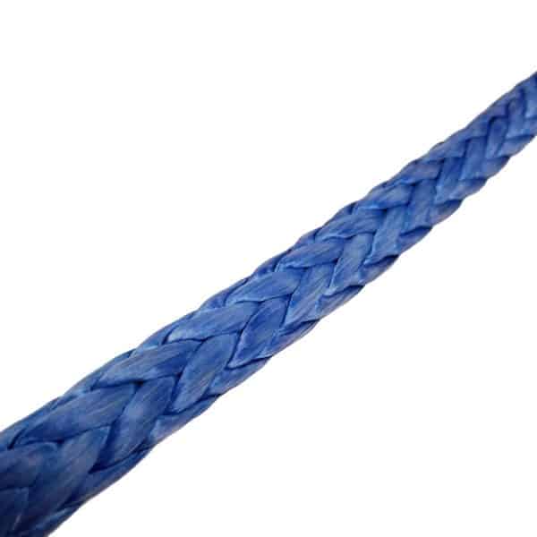 1/2 inch Blue HMPE 12-Strand Rope Cut To Length