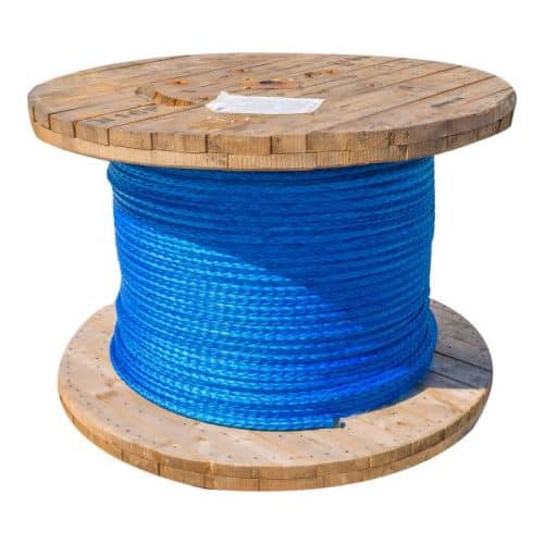 HMPE 12-Strand Blue Rope Spool