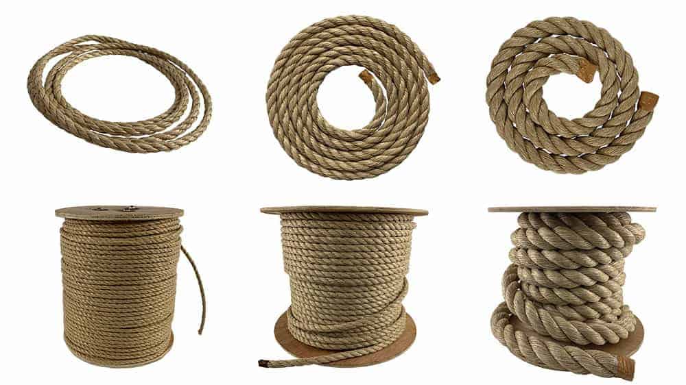 2 inch Manila Rope Cut To Length By The Foot - Skydog Rigging