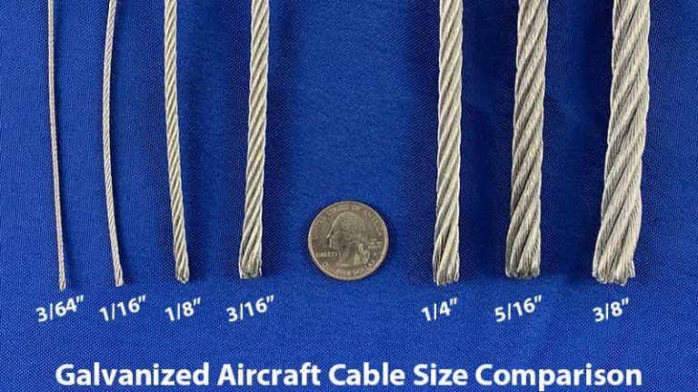 Galvanized Aircraft Cable - Cut to Length - Skydog Rigging