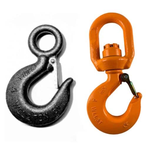 Alloy Hoist Hooks Grade 80 with and without swivel