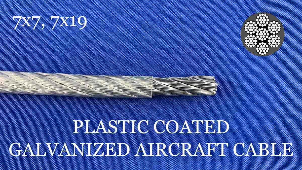 Plastic Coated Aircraft Cable