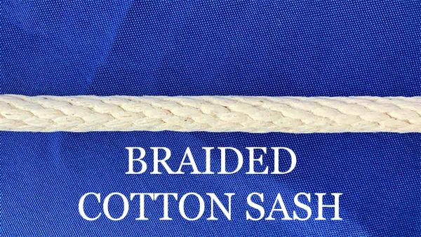 Solid Braid Cotton Sash Cord 