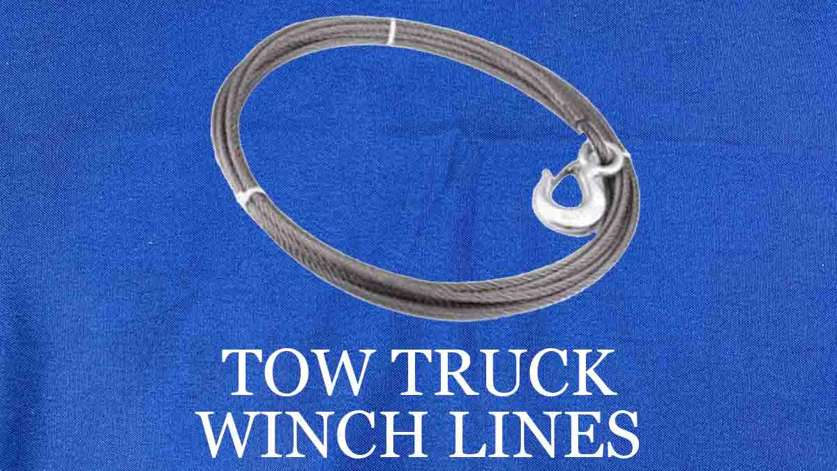 Tow Truck Winch Line