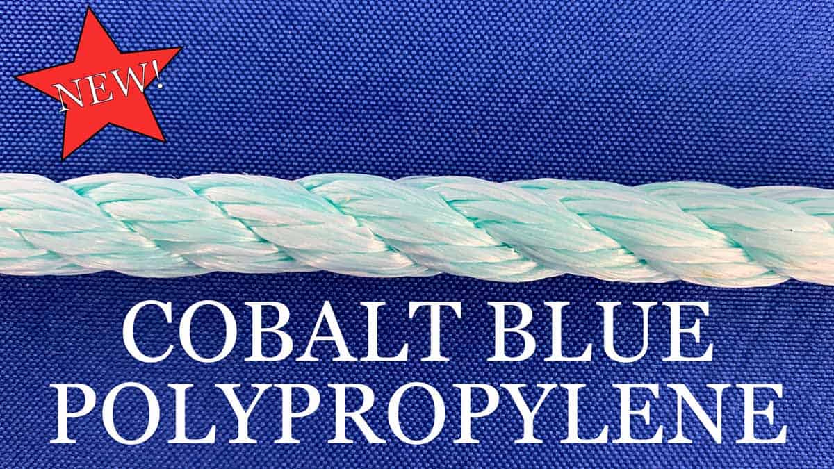 Cobalt Blue Polypropylene Rope