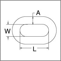 T316 Stainless Steel Chain Dimension Stainless Steel Chain Dimensions